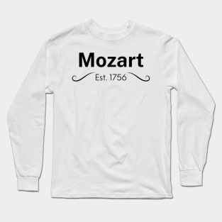 Mozart Est. 1756 Long Sleeve T-Shirt